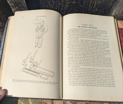 First Edition 1929 Intertype Manual for Antique Printing Press