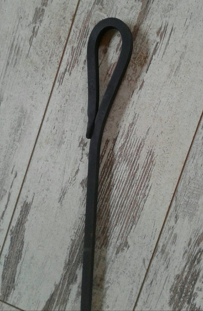 Hand Forged Twisted Fire Poker